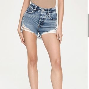 Good American Bombshell Denim Shorts Size 4/27